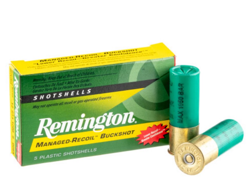 100 Rounds of 12ga Ammo by Remington Managed Buck