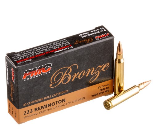 1000 Rounds of .223 Ammo in Battle Packs by PMC – 55gr FMJBT