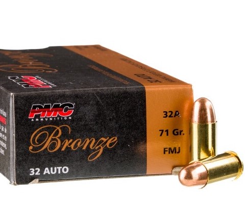 1000 Rounds of .32 ACP Ammo PMC – 71gr FMJ