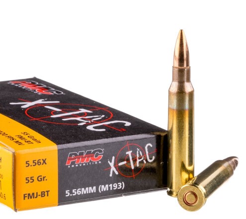 1000 Rounds of 5.56×45 Ammo by PMC – 55gr FMJ