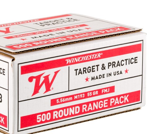 1000 Rounds of 5.56×45 Ammo by Winchester USA – 55gr FMJ