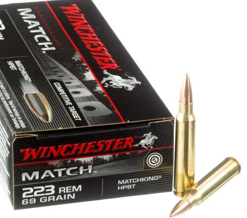 200 Rounds of .223 Ammo by Winchester – 69gr HPBT