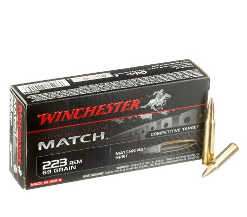 200 Rounds of .223 Ammo by Winchester – 69gr HPBT