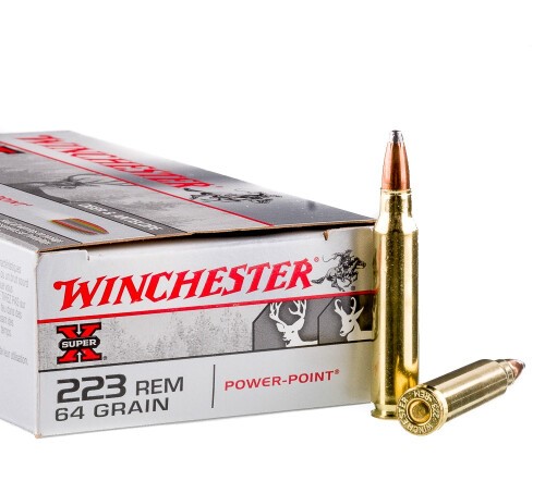 200 Rounds of .223 Ammo by Winchester Super-X – 64gr PP