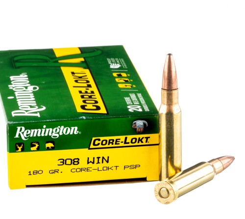 200 Rounds of .308 Win Ammo by Remington – 180gr PSP