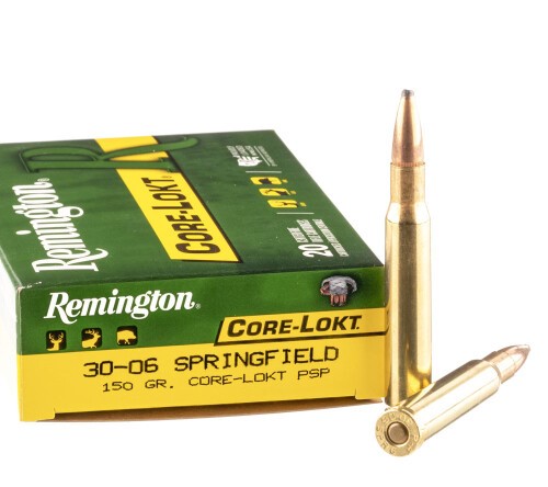 200 Rounds of 30-06 Springfield Ammo by Remington – 150gr PSP