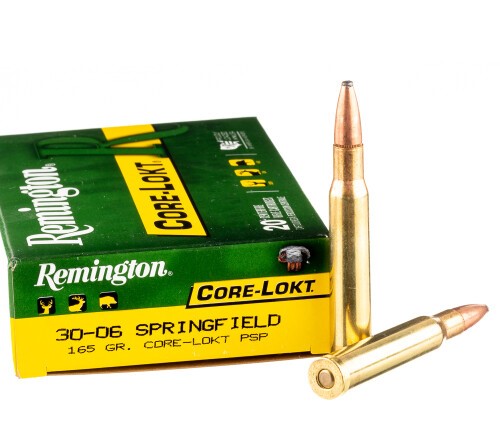200 Rounds of 30-06 Springfield Ammo by Remington – 165gr PSP