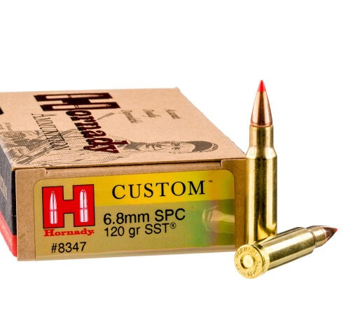 200 Rounds of 6.8 SPC Ammo by Hornady – 120gr SST