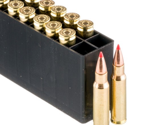 200 Rounds of 6.8 SPC Ammo by Hornady BLACK – 110gr V-MAX