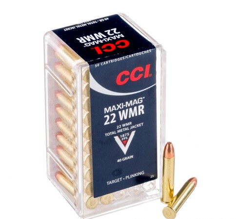 2000 Rounds of .22 WMR Ammo by CCI – 40gr TMJ