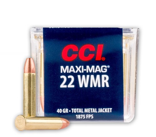 2000 Rounds of .22 WMR Ammo by CCI – 40gr TMJ