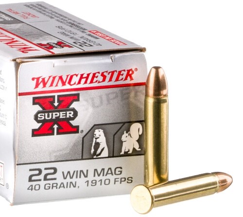 2000 Rounds of .22 WMR Ammo by Winchester Super-X – 40gr FMJ