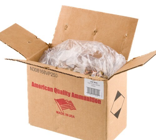 250 Rounds of .308 Win Ammo by American Quality Ammunition – 168gr HPBT