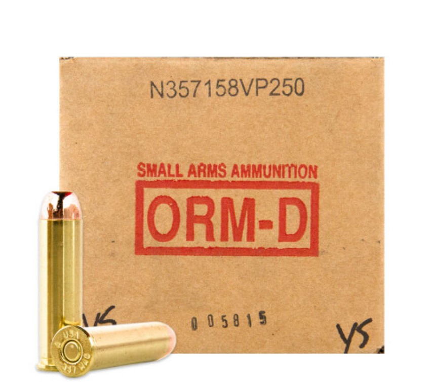 250 Rounds of .357 Mag Ammo by American Quality- 58gr FMJ