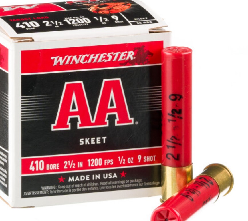 250 Rounds of .410 Ammo by Winchester AA Target 9 shot