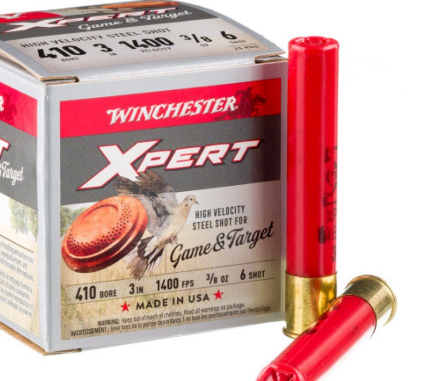 250 Rounds of .410 Ammo by Winchester Super-X 6 steel shot