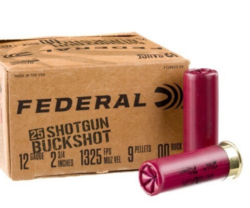 250 Rounds of 12ga Ammo by Federal Buck