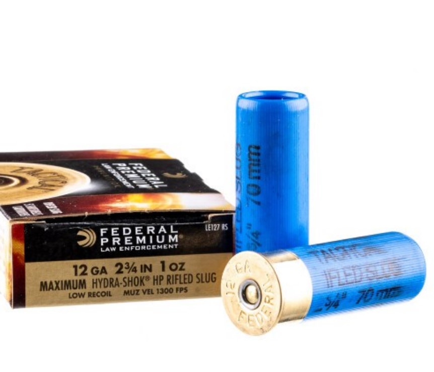 250 Rounds of 12ga Ammo by Federal LE Tactical rifled HP slug