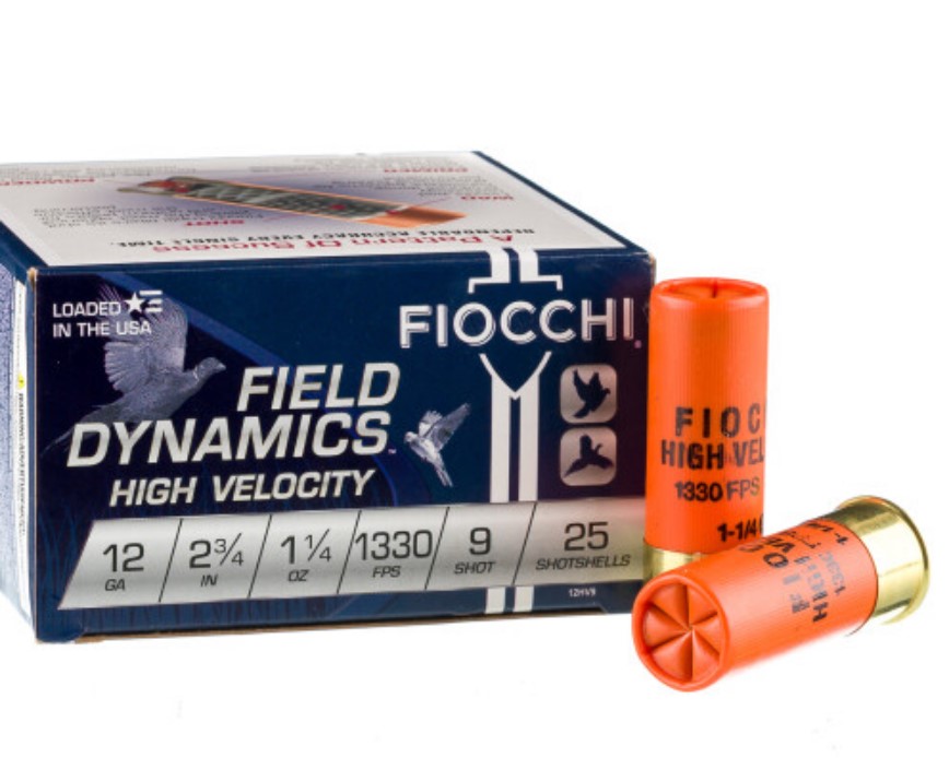 250 Rounds of 12ga Ammo by Fiocchi 9 shot