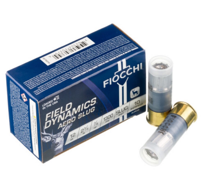 250 Rounds of 12ga Ammo by Fiocchi Law Rifled Slug