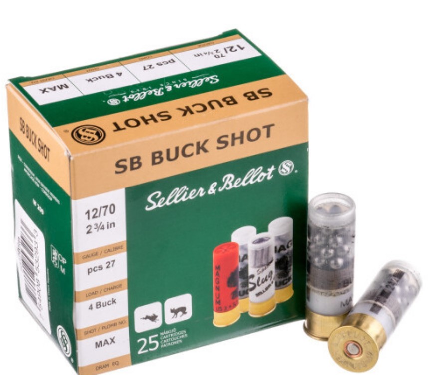 250 Rounds of 12ga Ammo by Sellier & Bellot 4 Buck