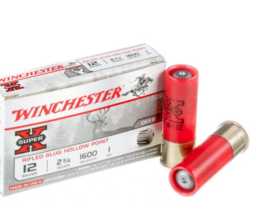 250 Rounds of 12ga Ammo by Winchester Super HP rifled slug
