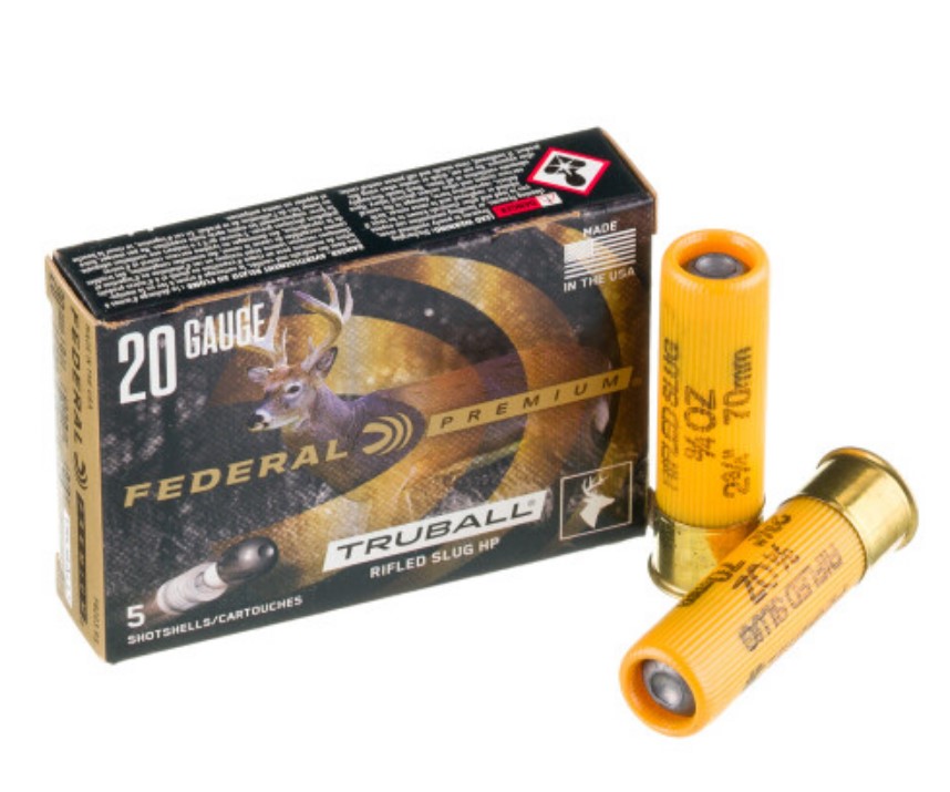 250 Rounds of 20ga Ammo by Federal Premium  Rifled Slug