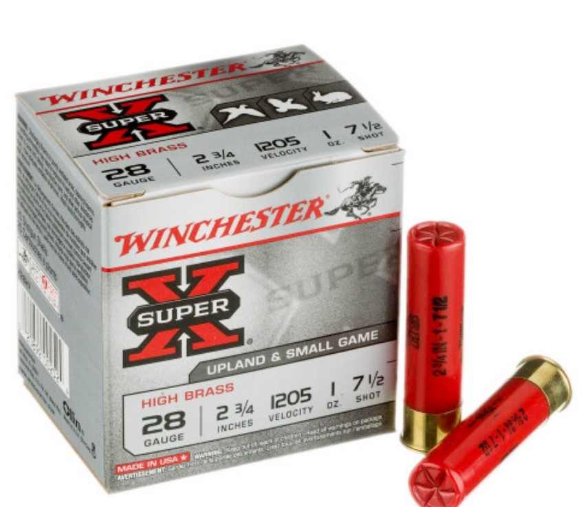 250 Rounds of 28ga Ammo by Winchester Super-X 7.5 shot