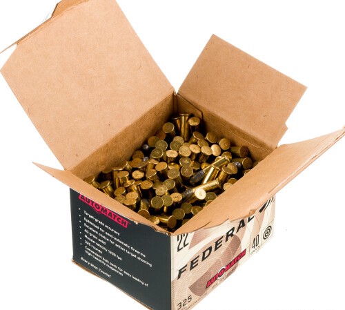3250 Rounds of .22 LR Ammo by Federal AutoMatch – 40gr LRN