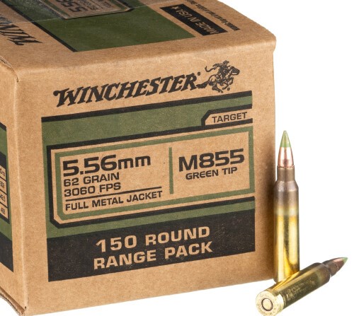 5.56×45 – 62 Grain FMJ M855 – Winchester – 600 Rounds