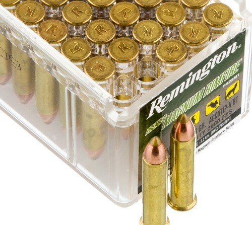 500 Rounds of .22 WMR Ammo by Remington Premier Magnum Rimfire – 33gr AccuTip-V