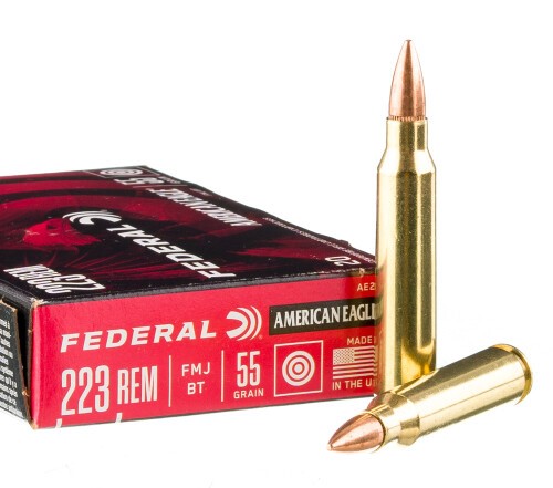 500 Rounds of .223 Ammo by Federal – 55gr FMJBT