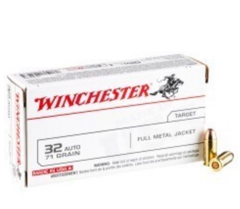 500 Rounds of .32 ACP Ammo by USA – 71gr FMJ