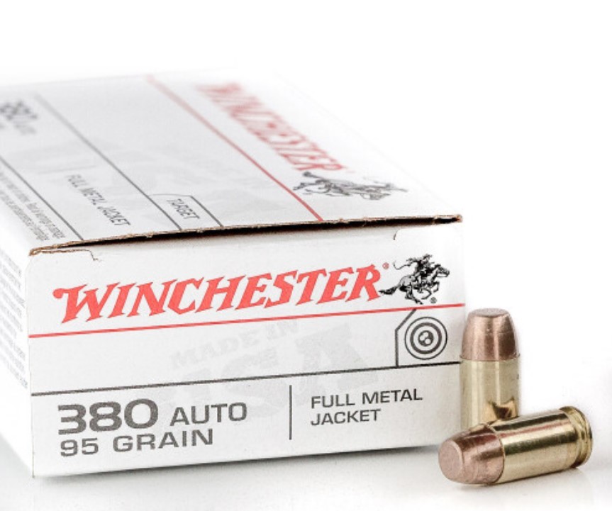 500 Rounds of .380 ACP Ammo Winchester – 95gr FMJ