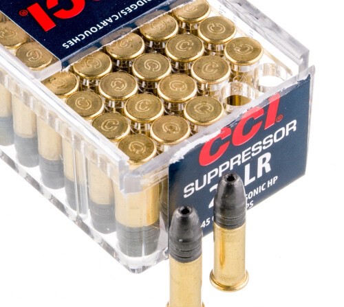 5000 Rounds of .22 LR Ammo by CCI Suppressor – 45gr LHP