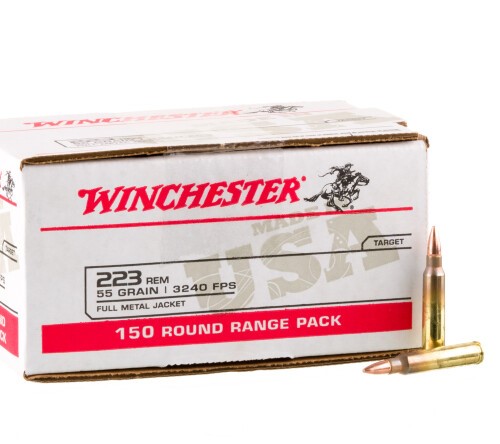 600 Rounds of .223 Ammo by Winchester USA – 55gr FMJ