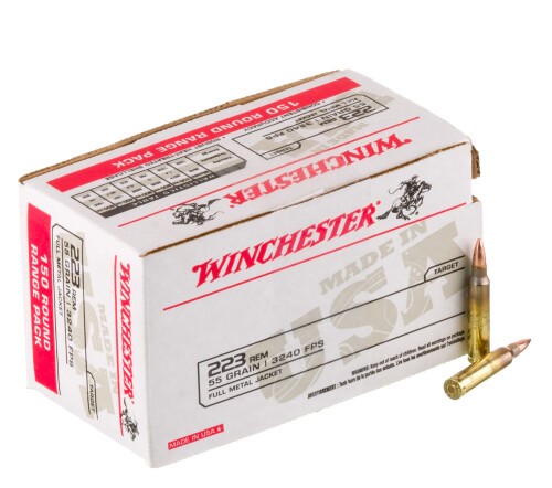 600 Rounds of .223 Ammo by Winchester USA – 55gr FMJ