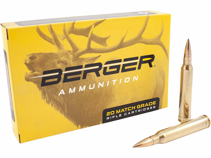Berger Match Grade 300 Winchester Magnum Ammo 185 Grain Match Classic Hunter Box of 20