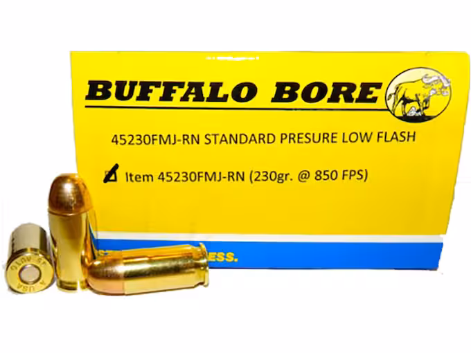 Buffalo Bore 45 ACP Ammo 230 Grain Full Metal Jacket