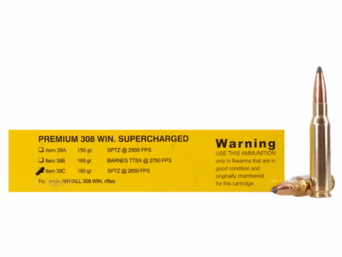 Buffalo Bore Supercharged 308 Winchester  Box of 20