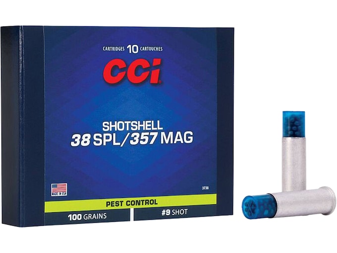 CCI Shotshell 38 Special Ammo 100 Grain Lead Shot
