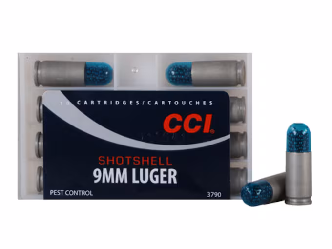 CCI Shotshell 9mm Luger Ammo 53 Grain Lead Shot