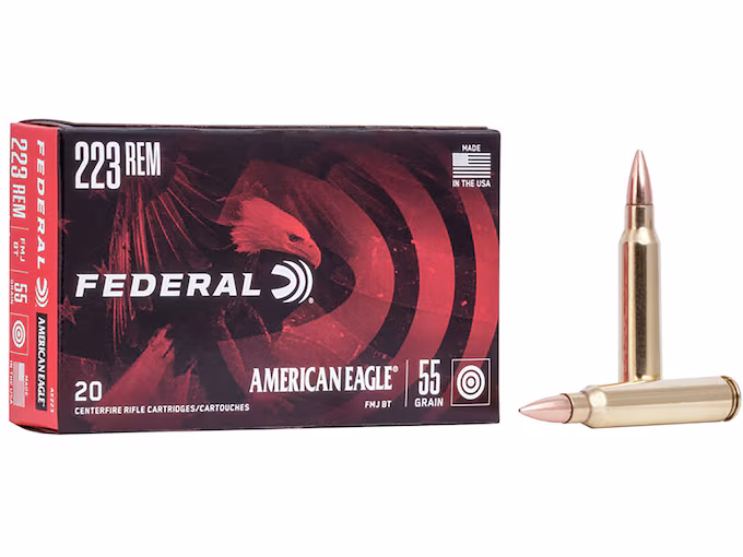 Federal American Eagle 223 Remington Ammo 55 Metal Jacket