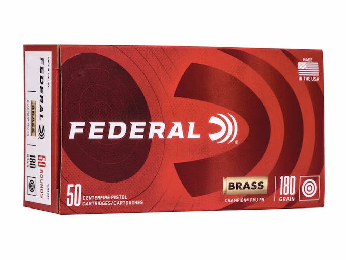 Federal Champion 10mm Auto Ammo 180 Grain Full Metal Jacket