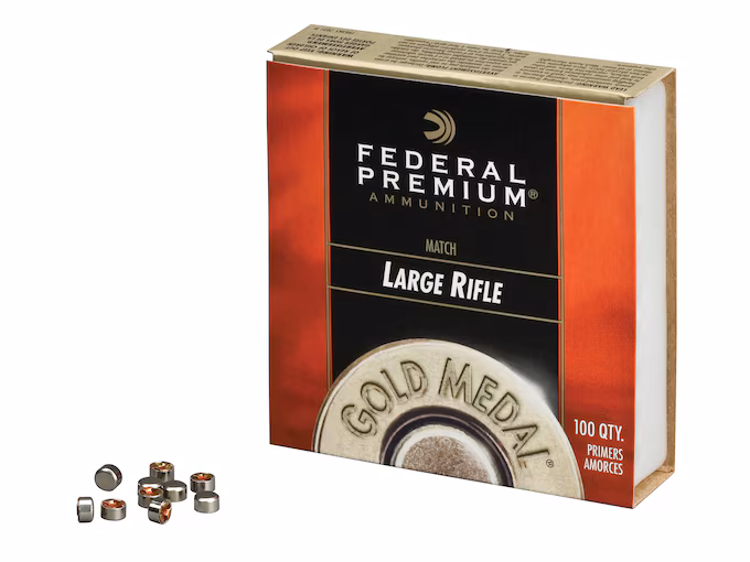 Federal Premium Gold Medal Large Rifle Primers #210M