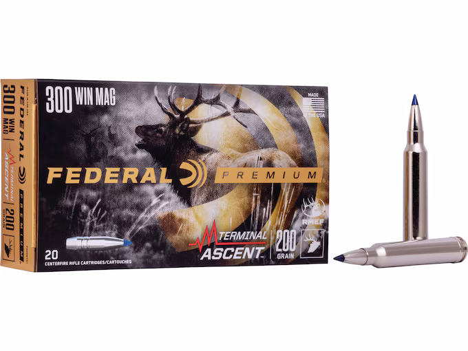 Federal Premium Terminal Ascent 300 Winchester Magnum Polymer Tip