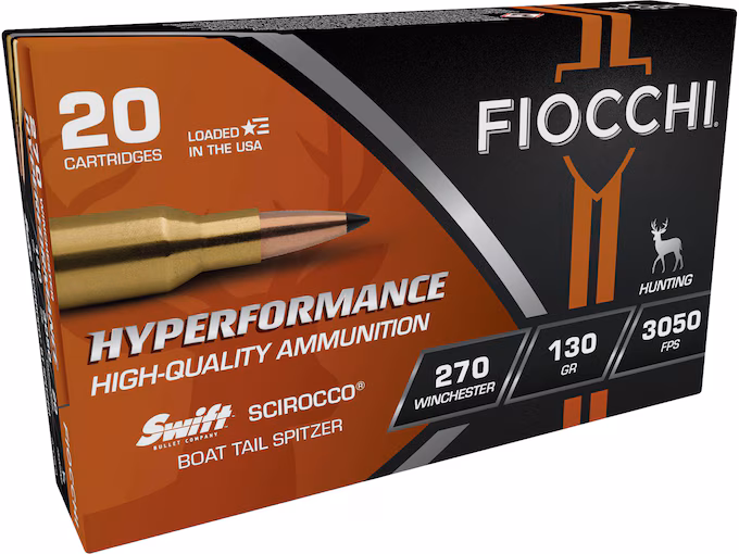 Fiocchi Hyperformance 308 Winchester Ammo 150 Polymer Tip