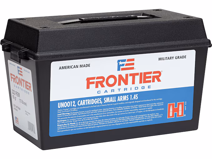 Frontier Cartridge Military Grade 223 Remington Ammo 55 Metal Jacket
