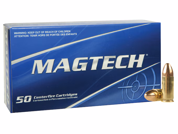 Magtech 9mm Luger Ammo 115 Grain Full Metal Jacket