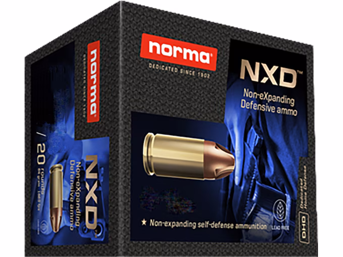 Norma NXD 9mm Luger Ammo 65 Grain Norma NXD Fluted Lead Free